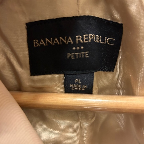 Banana Republic Womans NWT PL Tan Trench Coat - Picture 2 of 11